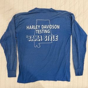RARE Vintage Harley Davidson Test Facility Shirt